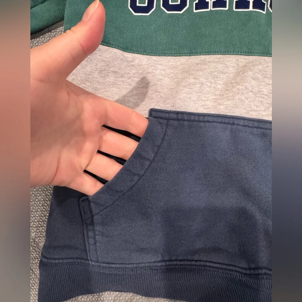 OshKosh B'gosh Green and Navy Kids Hoodie
